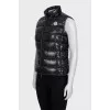 Black glossy vest