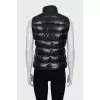 Black glossy vest