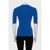 Blue slim-fit t-shirt