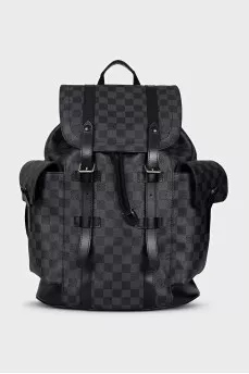 Christopher Men's Black Backpack