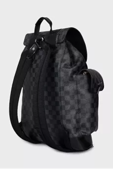 Christopher Men's Black Backpack