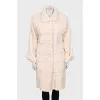 White mink coat