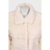 White mink coat