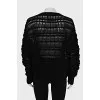 Black oversized pullover