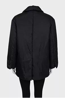 Black Re-Nylon down jacket