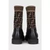 Rockoko boots with textile inserts