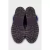Suede boots insulated with fur