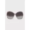 Gradient sunglasses with spotted frames