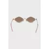Yellow tinted sunglasses