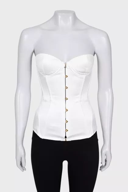 White Mercy Corset