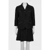 Tweed suit consisting of a jacket and skirt