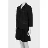 Tweed suit consisting of a jacket and skirt