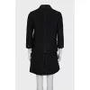 Tweed suit consisting of a jacket and skirt