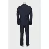 Men's blue suit with a small print