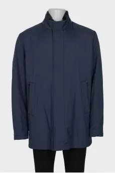 Men's fur-lined jacket