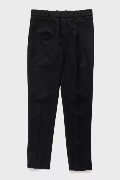 Wool trousers with silk lining