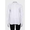 White shirt with a decorated collar