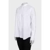 White shirt with a decorated collar