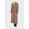 Wool and cashmere coat