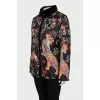 Reversible jacket with eco-fur