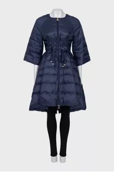 Blue jacket with ties