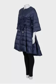 Blue jacket with ties