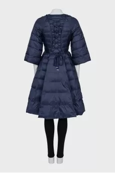 Blue jacket with ties