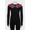 Jumper with a signature print