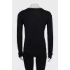 Jumper with a signature print