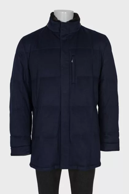Men's cashmere down jacket