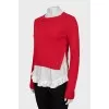 Ruffle jumper with tag