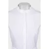 Fitted sleeveless blouse