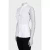 Fitted sleeveless blouse