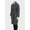 Fitted coat with patch pockets