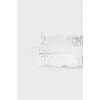 White perforated belt