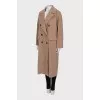 Oversized double-breasted coat