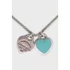 Silver pendant with enamel