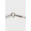 Silver pendant with enamel