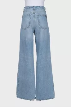 Джинси wide leg на гудзиках