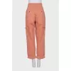 High-waisted trousers with pockets