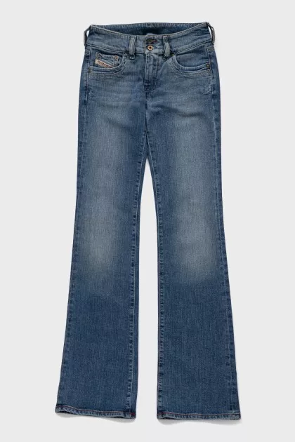 Джинси straight fit блакитного кольору