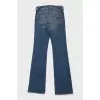 Джинси straight fit блакитного кольору