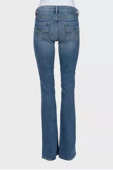 Джинси skinny fit синього кольору