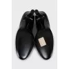 Black patent leather shoes