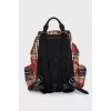 Рюкзак Rucksack в фирменный принт