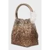 Bon Bon bag decorated with crystals