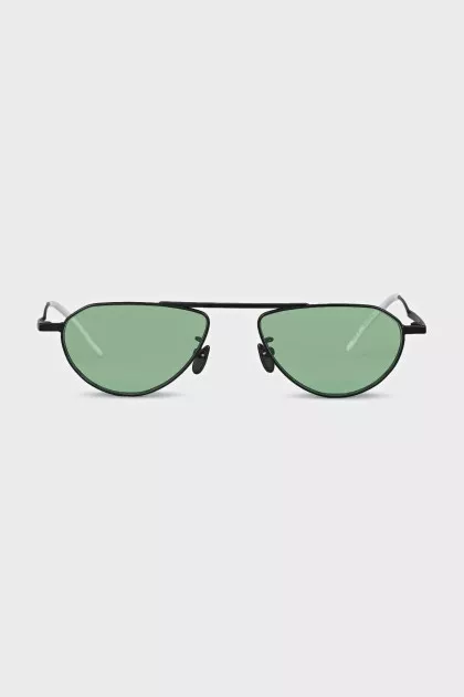 Green tinted sunglasses