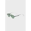 Green tinted sunglasses