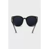Green Wayfarer sunglasses