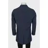 Men's reversible buttoned raincoat